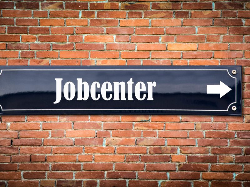 Schild 404 - Jobcenter