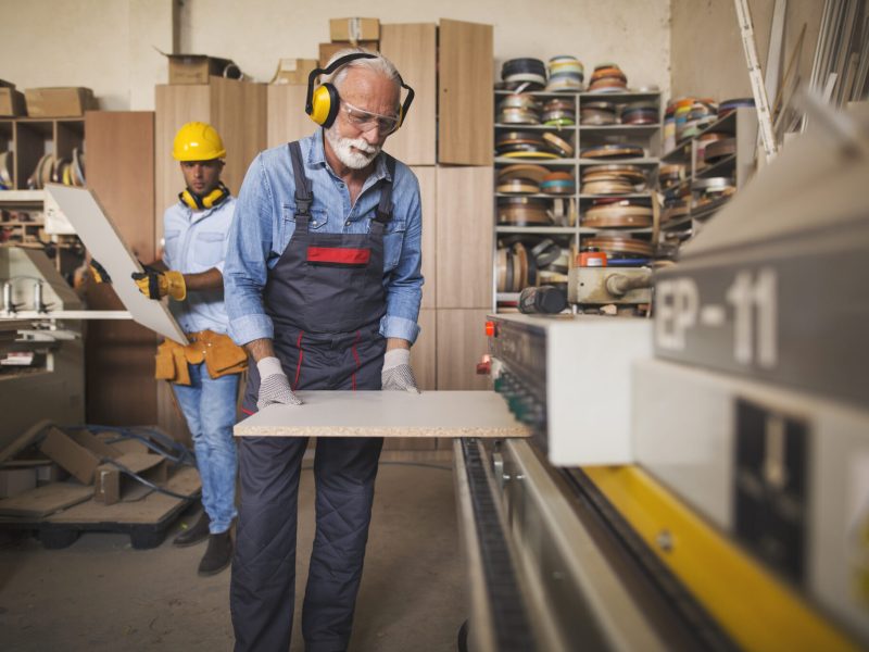 Carpenters working