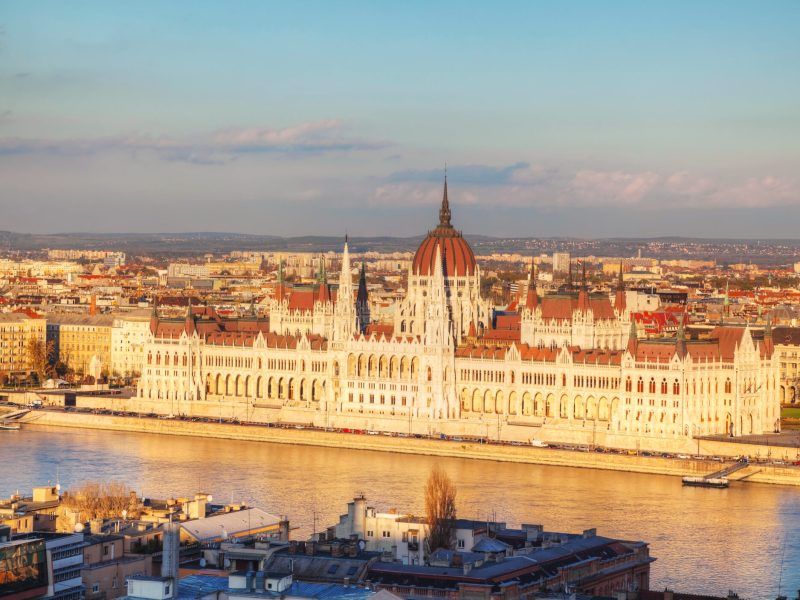 Parliament building in Budapest, Hungary