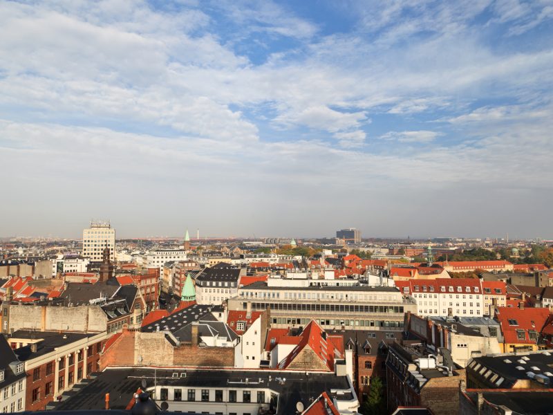 Aerial view of Copenhagen